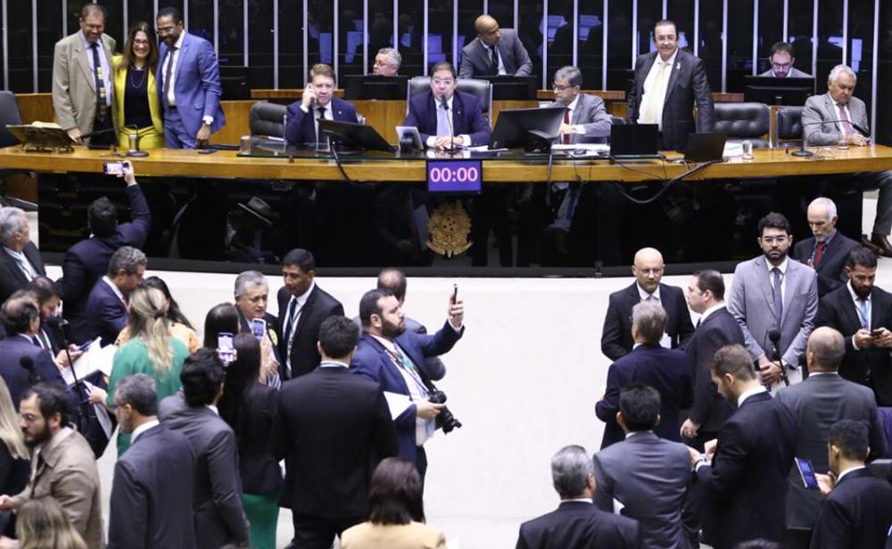 Plenário da Câmara dos Deputados em dia de votação