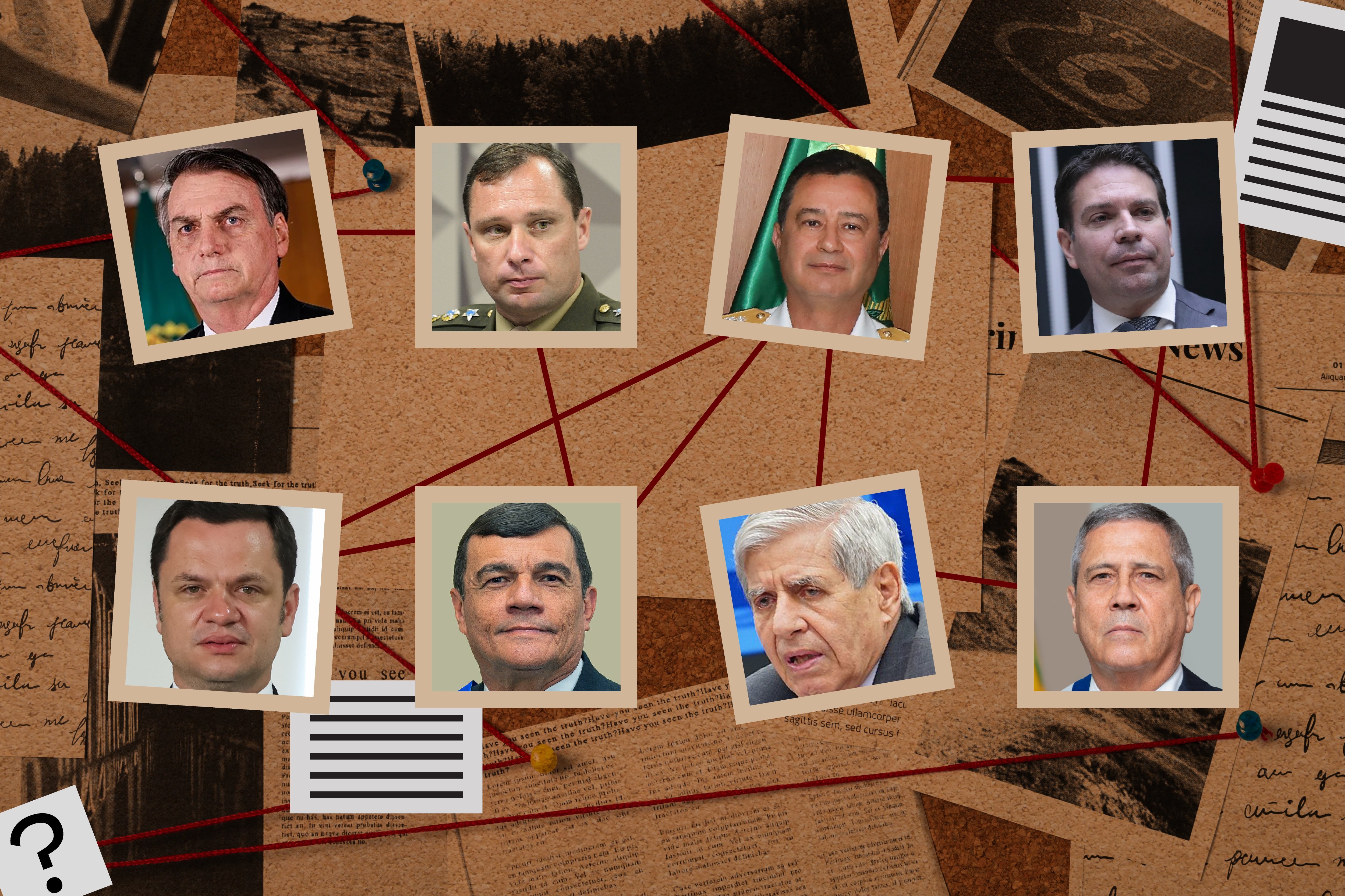 Núcleo 1 da trama golpista é formado por oito integrantes.