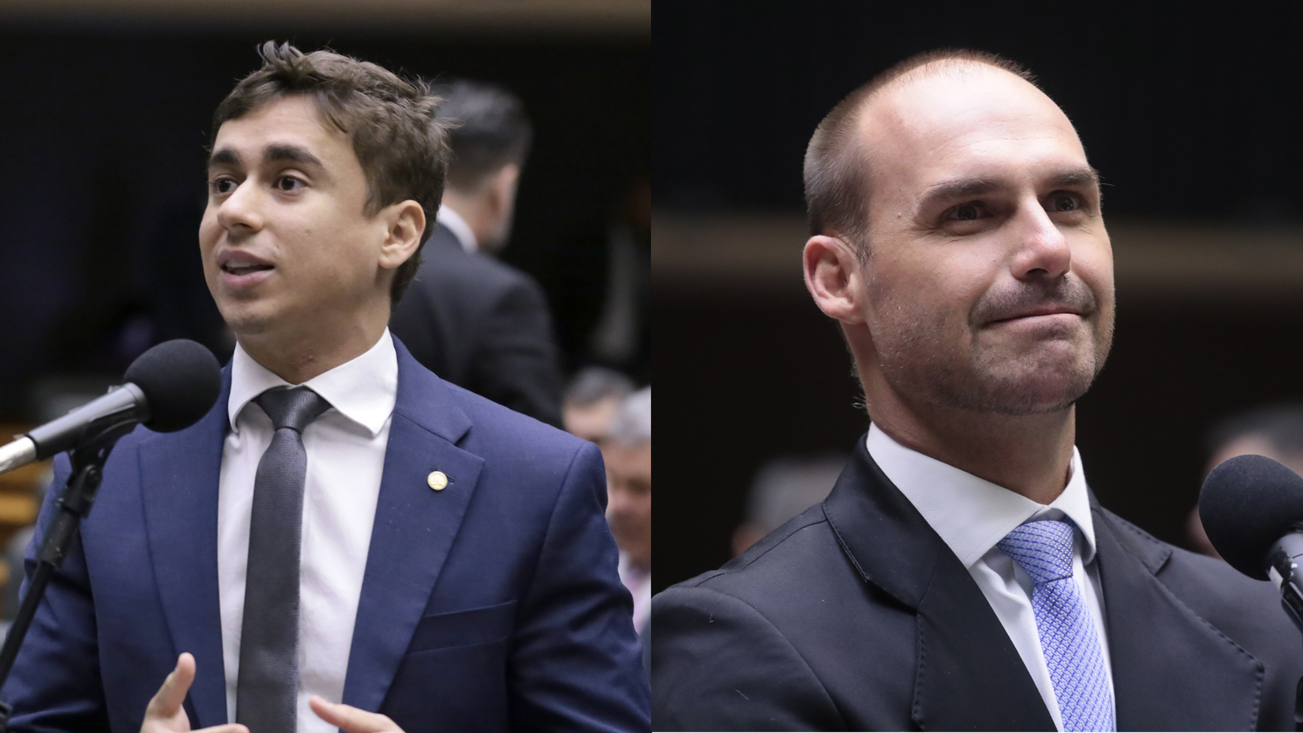Estratégias discursivas de Eduardo e Nikolas ampliam o espaço para ideias radicais e pressionam a legitimidade do STF.