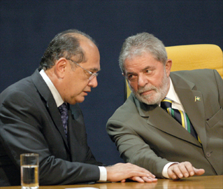 Presidente do STF questiona caráter de viagem de Lula e Dilma pelo São Francisco Presidente do STF questiona caráter de viagem de Lula e Dilma pelo São Francisco